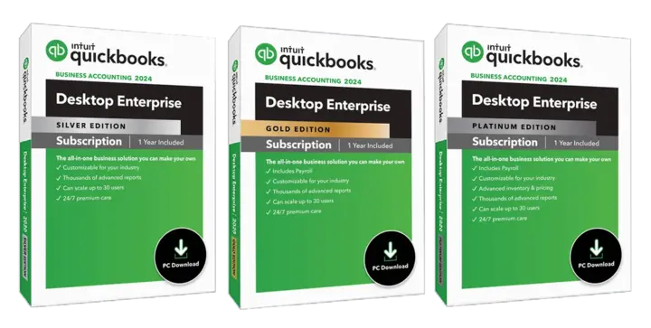 QuickBooks Enterprise accounting editions