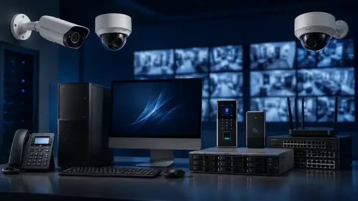 IT hardware, CCTV surveillance, access control and enterprise security equipment